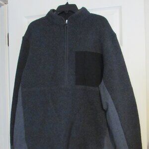 Men's LULULEMON Gray Fleece Half Zip Pull-Over Shirt Jacket  Size XXL